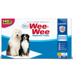 Four Paws emballage compact du lot 50, facilite le rangement et réduit pollution