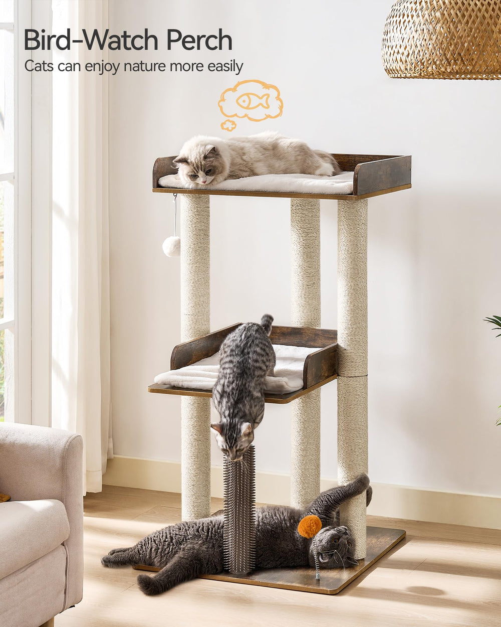 FourFurPets plateforme surdimensionnée offrant espace de repos confortable pour chats