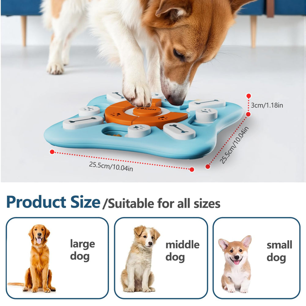 FOXMM plateau rempli de friandises, ralentit l'alimentation et motive