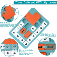 FOXMM ouverture des compartiments pour friandises et stimulation mentale
