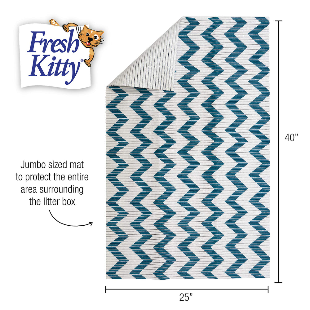 Fresh Kitty tapis placé dans un salon, maintien l'espace propre et stylé