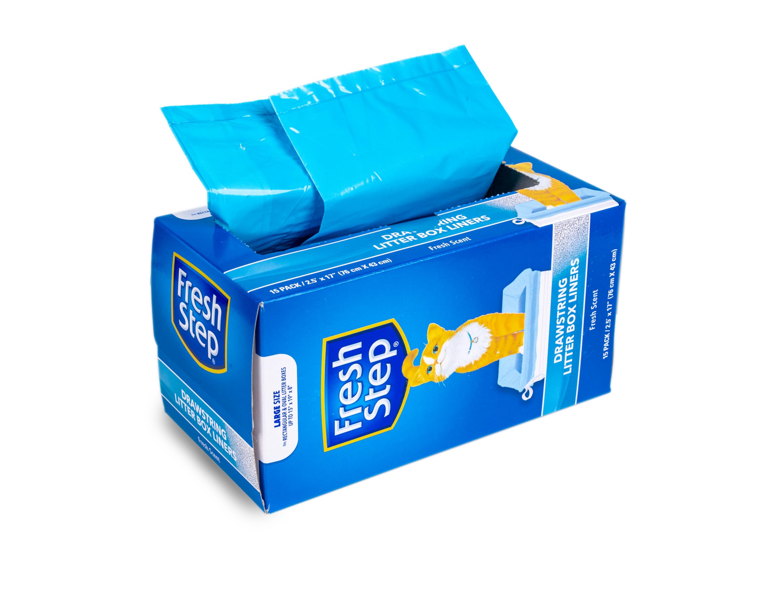 Fresh Step sac recouvrant un bac ovale pour ajustement sûr