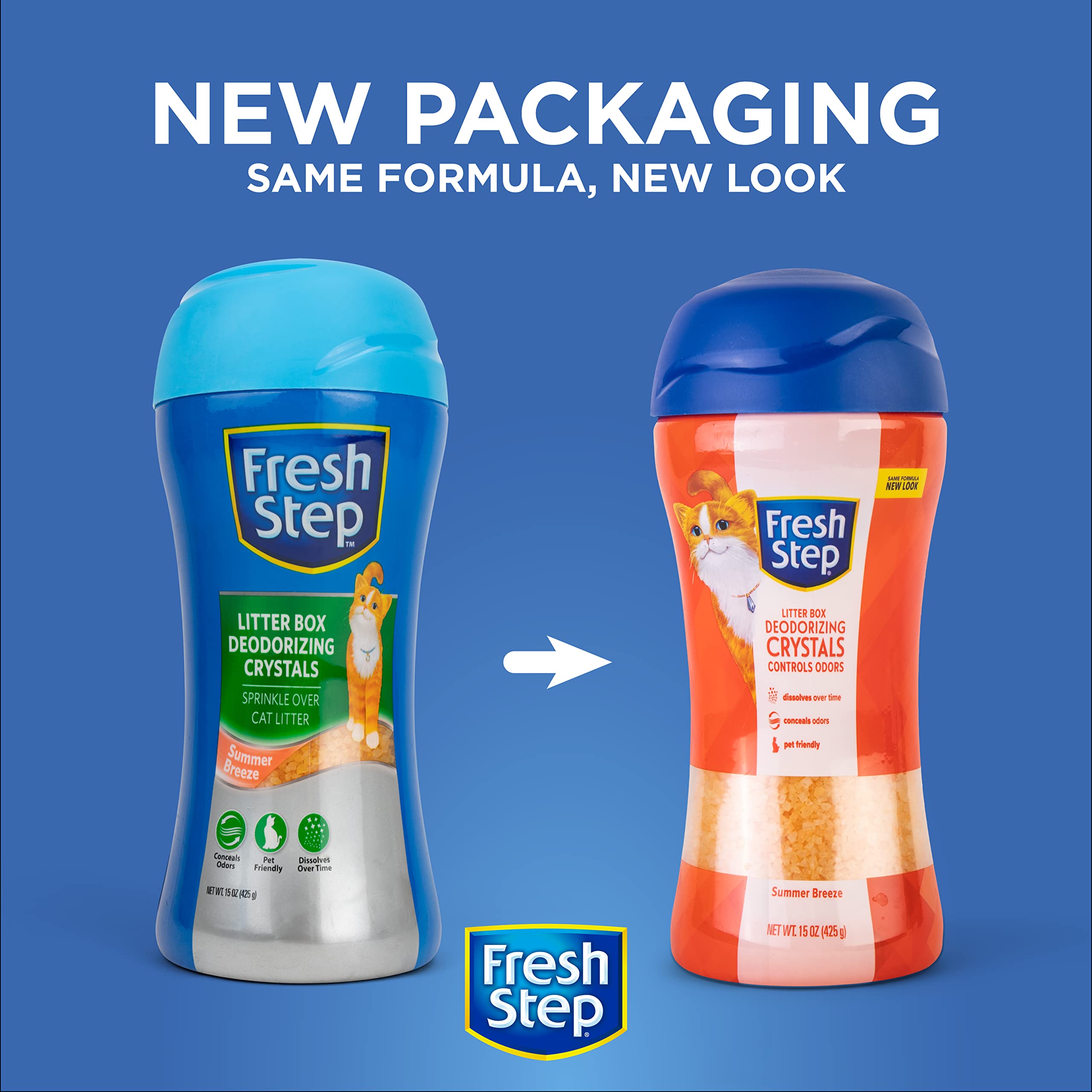 Fresh Step démonstration de la quantité recommandée pour chaque application
