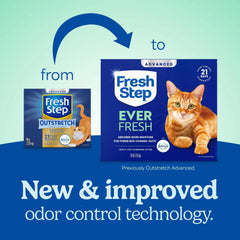 Fresh Step - gros plan des microgranulés ultra-absorbants offrant meilleure agglomération