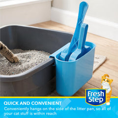 Fresh Step balai et ramasse-poussière en usage pour nettoyer rapidement