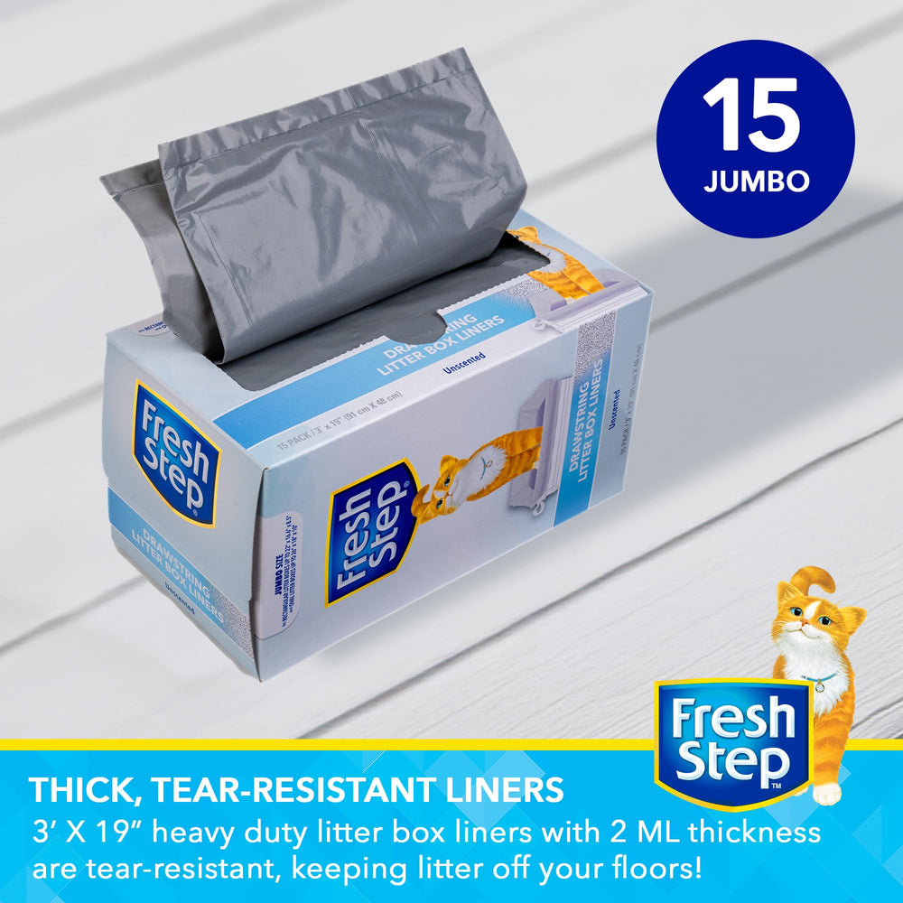 Fresh Step sac déployé 36x19 pouces ajuste bien et protège le bac