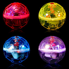 Frienda balle LED vue avant, attire l'attention du chat