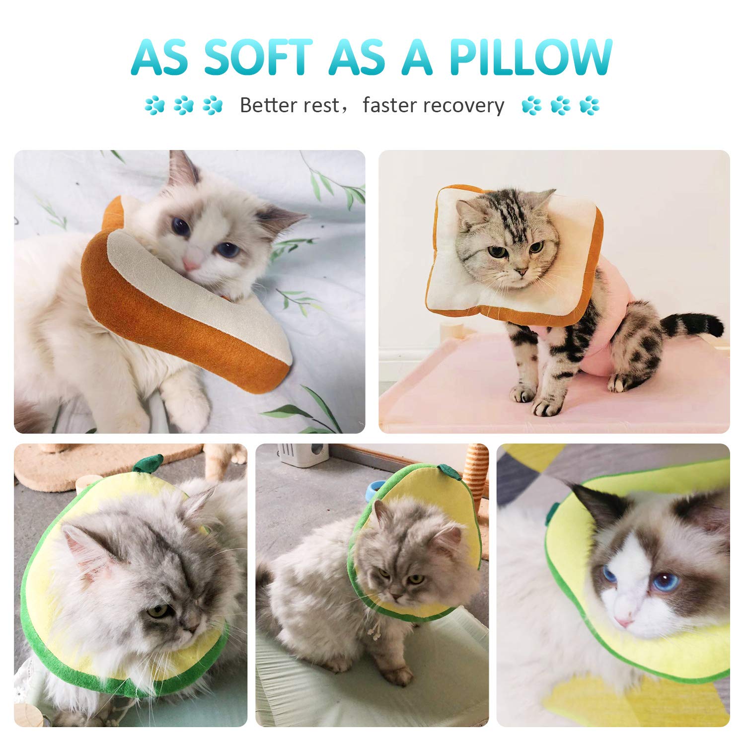 Frienda motifs avocat et toast attirant l’attention apaisante