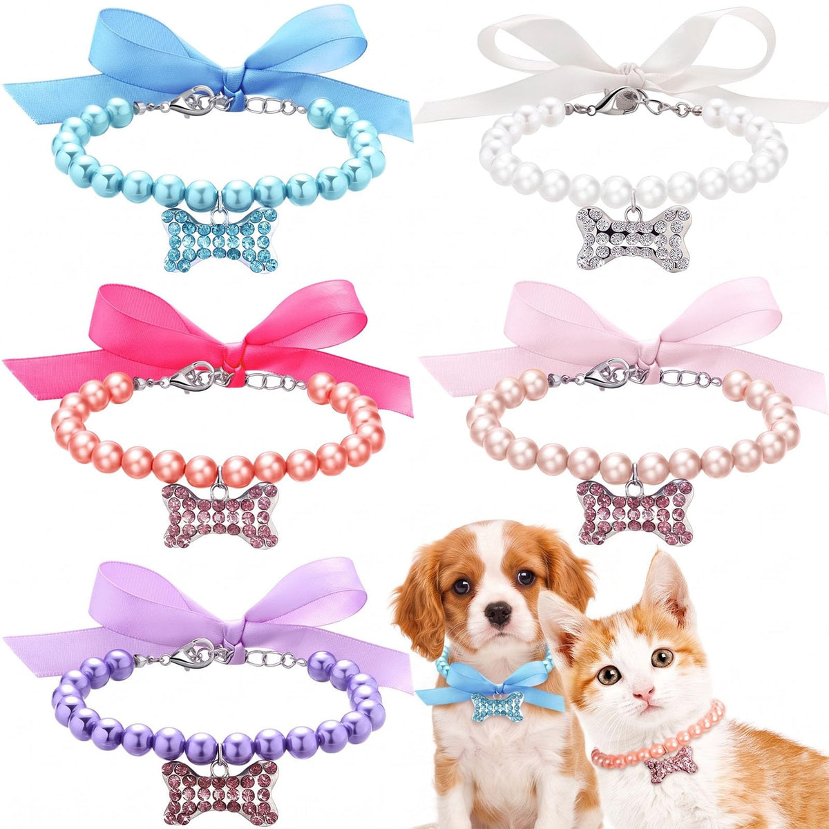 Frienda collier perles emballage montrant le lot et attractivité