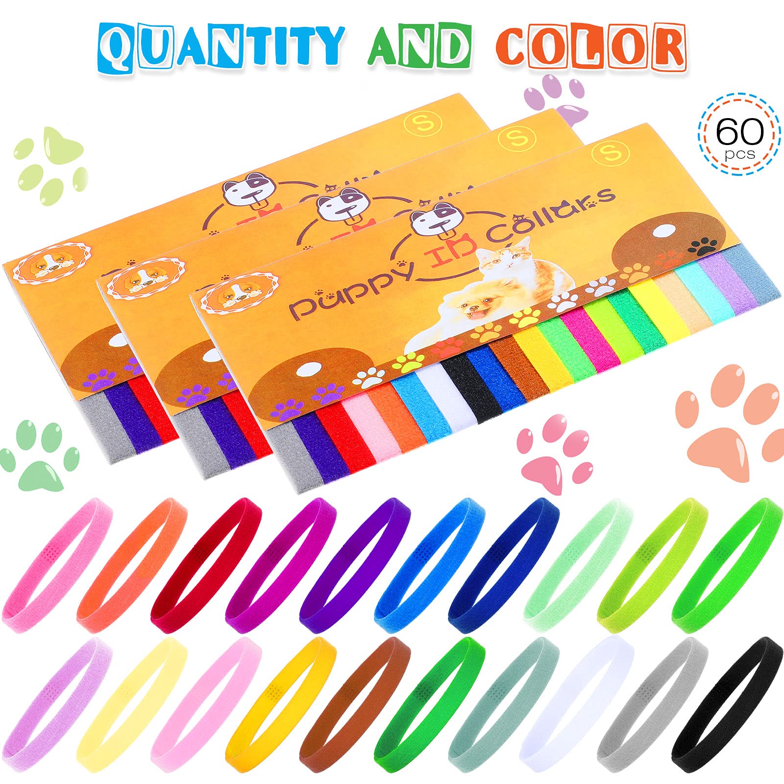Frienda assortiment de 20 couleurs étalées facilitant l'identification rapide