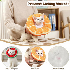 Frienda motifs pastèque et orange rendant le collier attrayant