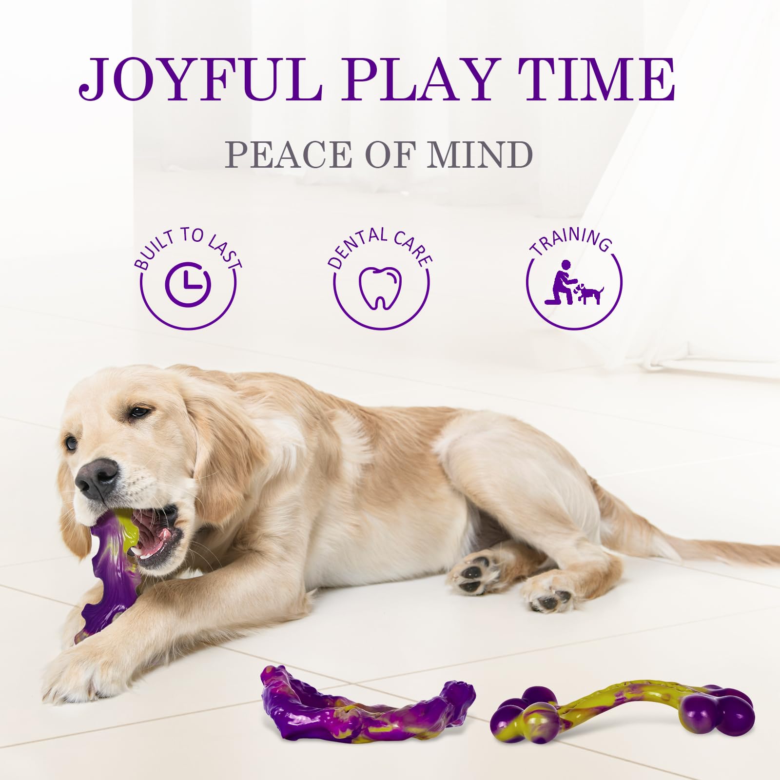 Frienhund cavité remplie de croquettes pour distributeur de friandises stimulant mentalement