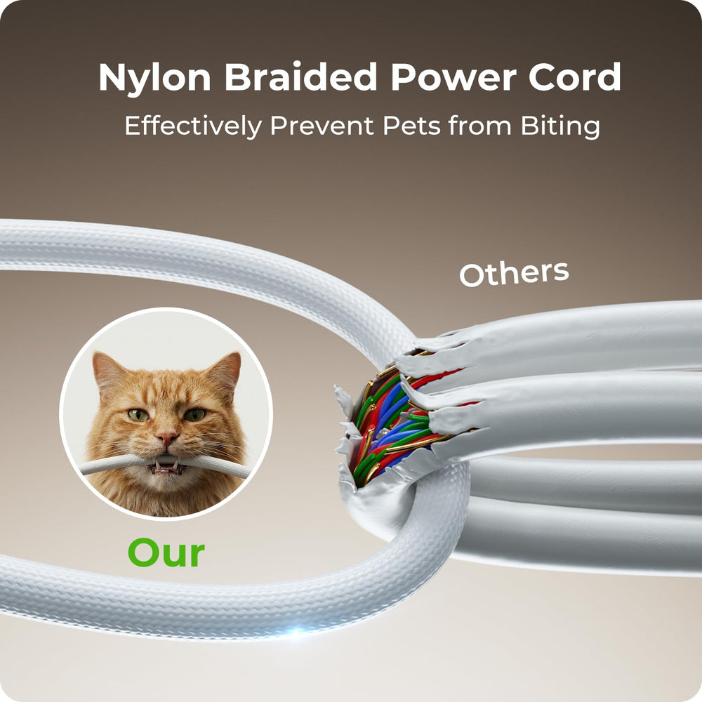 Frienhund câble nylon tressé anti-morsure protégeant la connectique