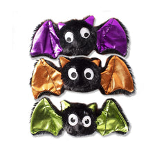 Fringe jouet chauve-souris emballage face montrant le lot de trois, attire le jeu