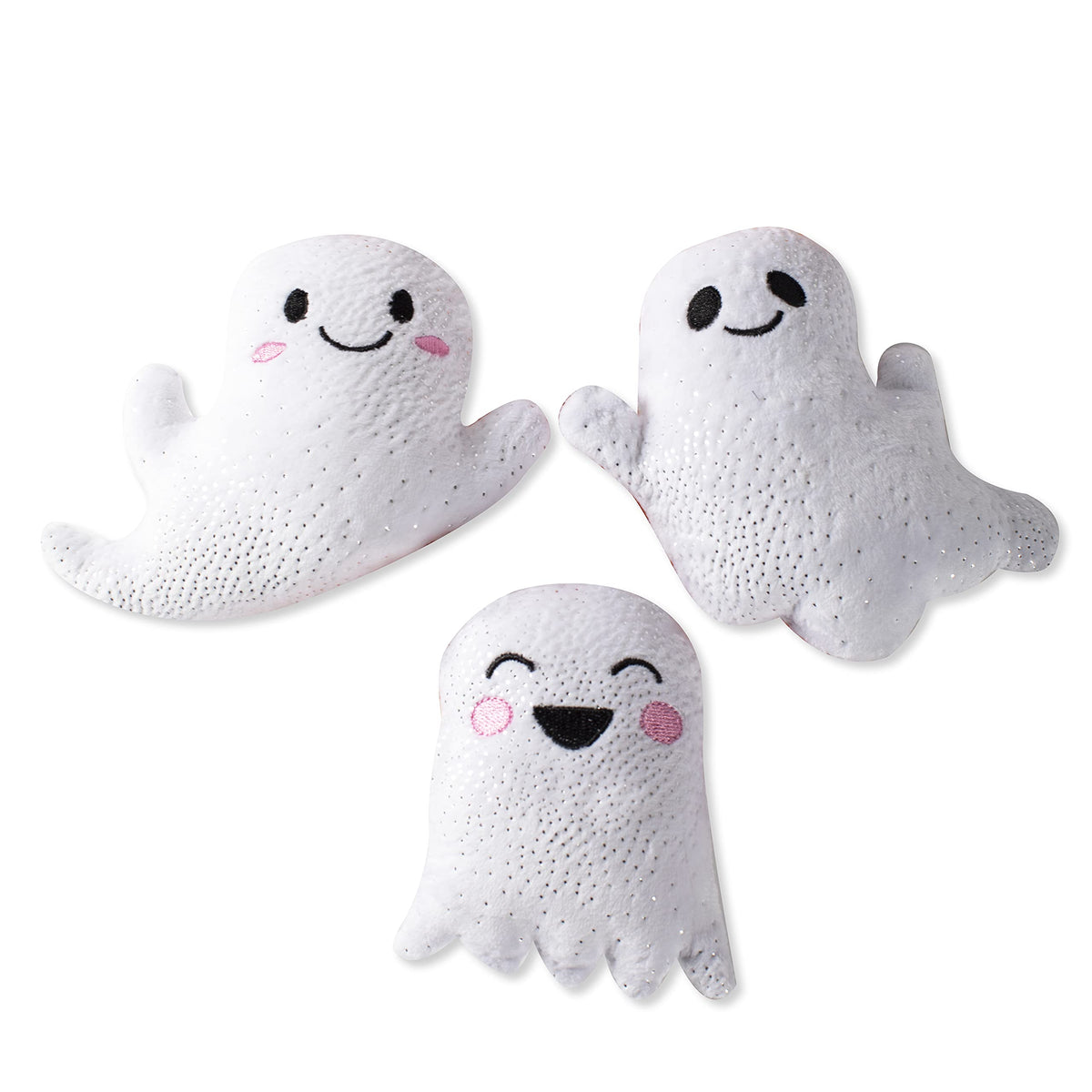 Fringe Hey Boo lot trois peluches dans leur packaging, attractif et prêt à offrir