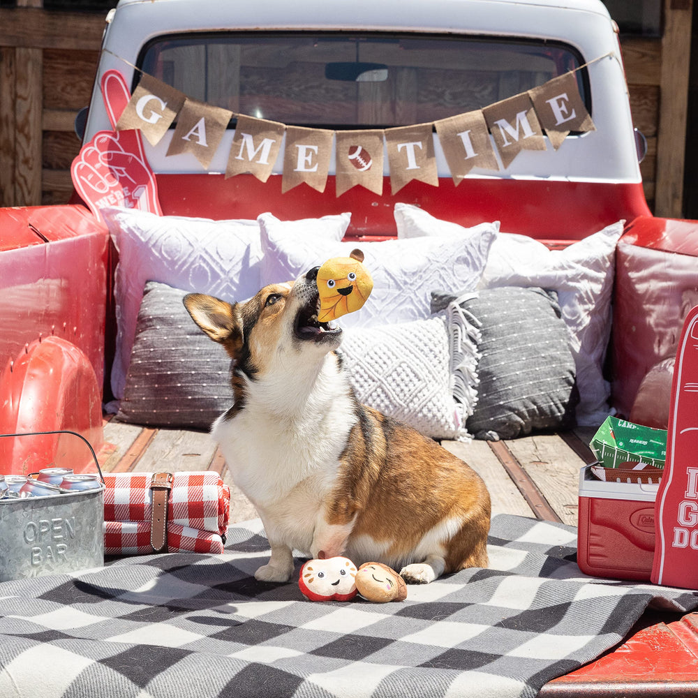 Fringe Studio chiot jouant avec les peluches, stimule l'activité