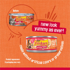 Friskies vue de face de la boîte montrant l’étiquette informative
