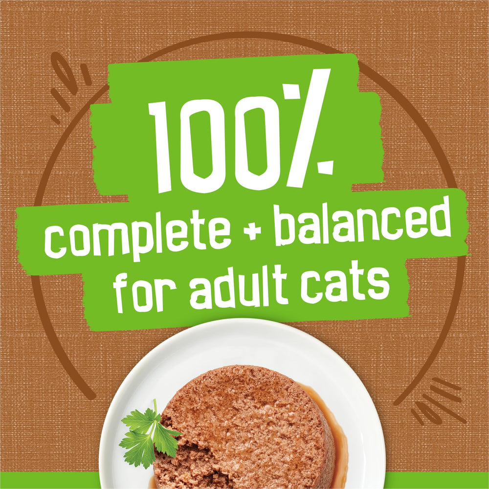 Friskies chat dégustant la pâté illustrant l’acceptation par l’animal