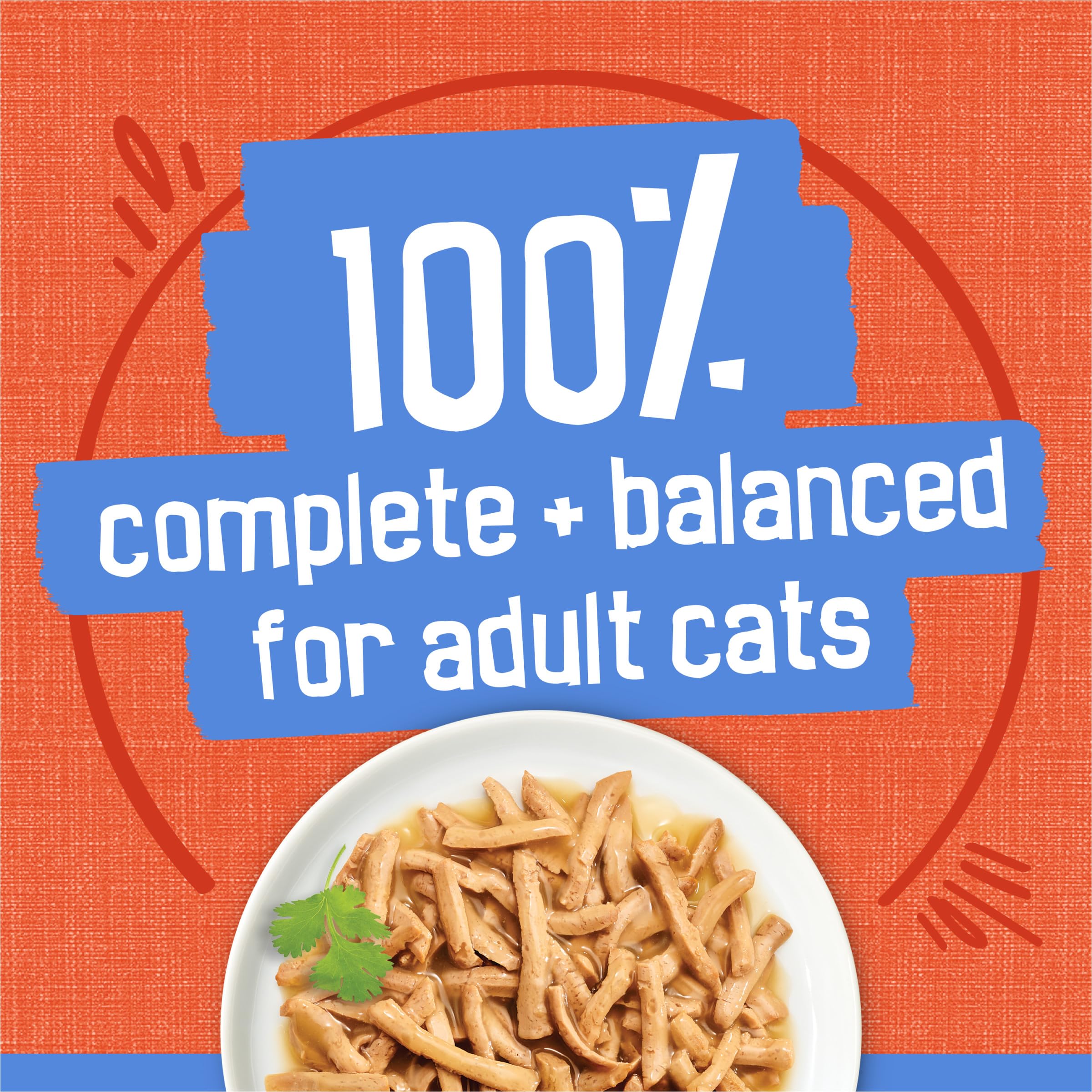 Friskies comparaison de taille d'une boîte à côté d'un objet pour échelle