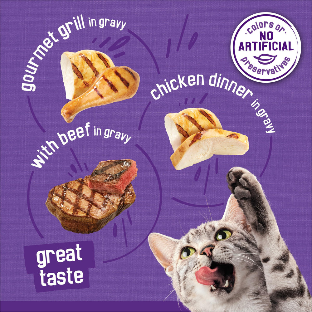 Friskies détail d'étiquette lisible avec ingrédients et informations utiles