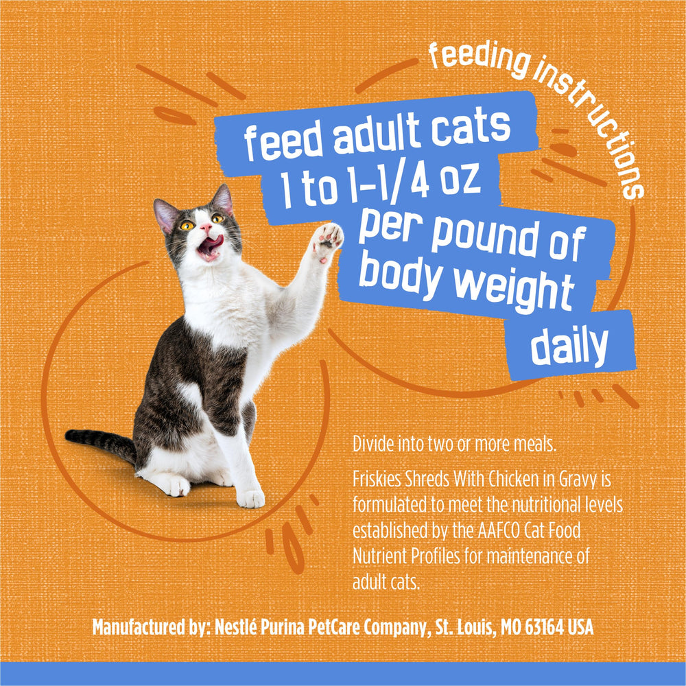 Friskies empilage de 24 boîtes illustrant quantité du pack multipack