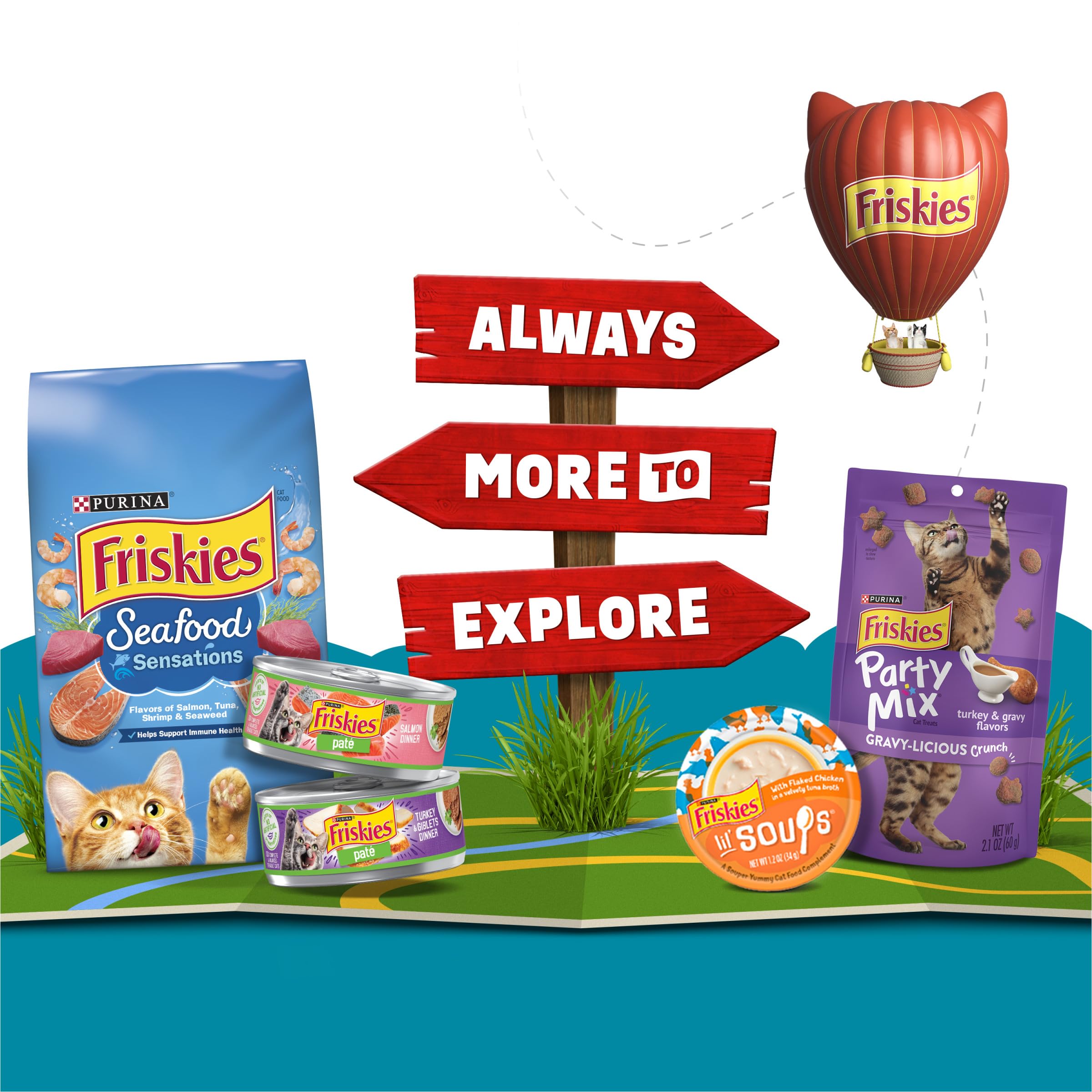 Friskies étiquette lisible montrant ingrédients et transparence