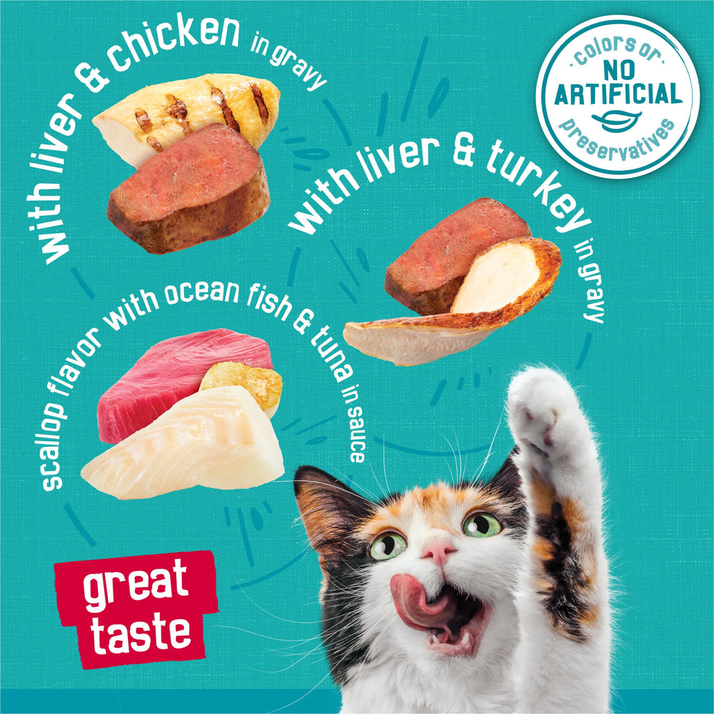 Friskies gros plan étiquette révélant ingrédients clés et transparence