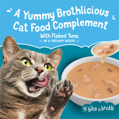 Friskies gros plan sur flocons de thon appétissants et réels