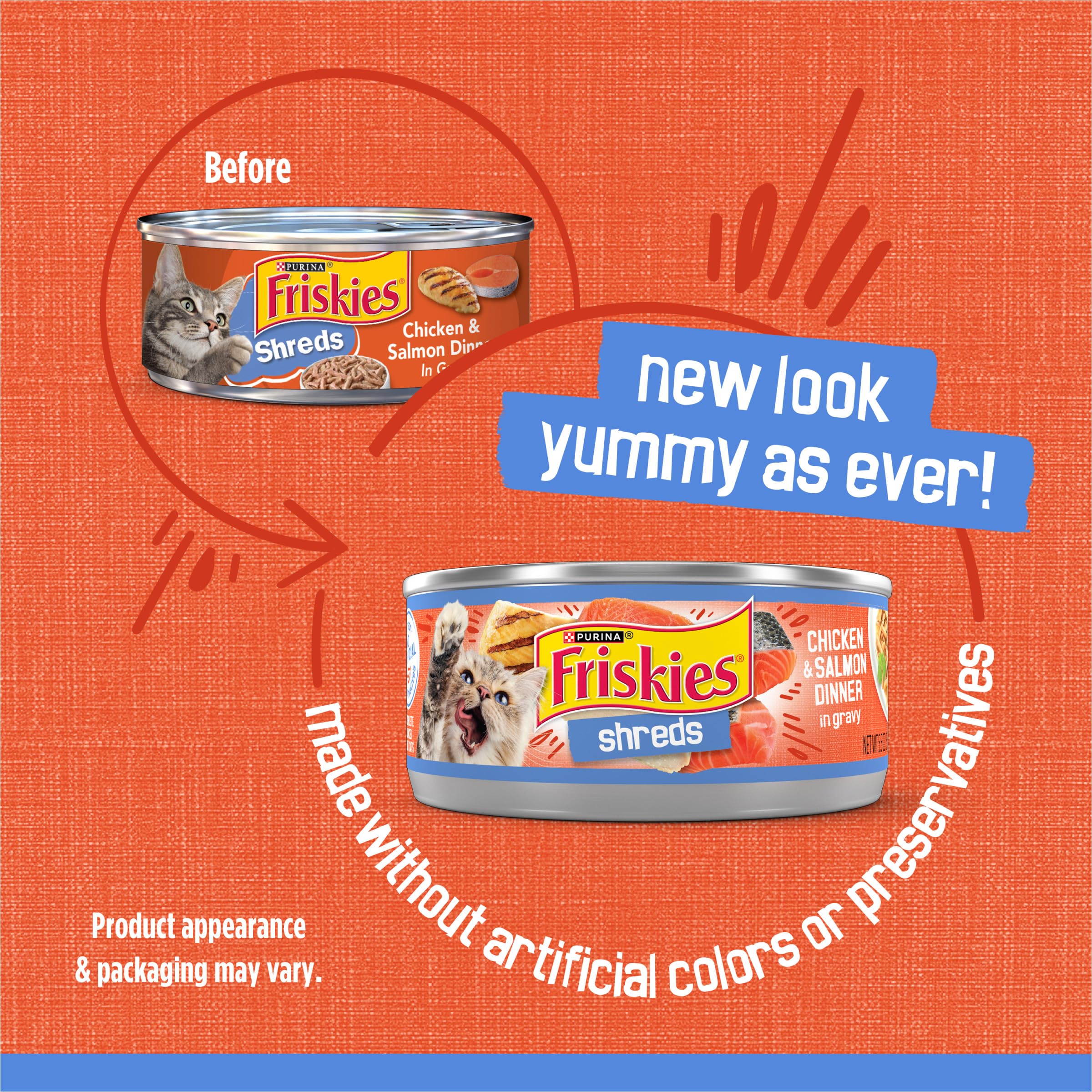 Friskies gros plan sur lamelles en sauce pour une texture tendre appétissante