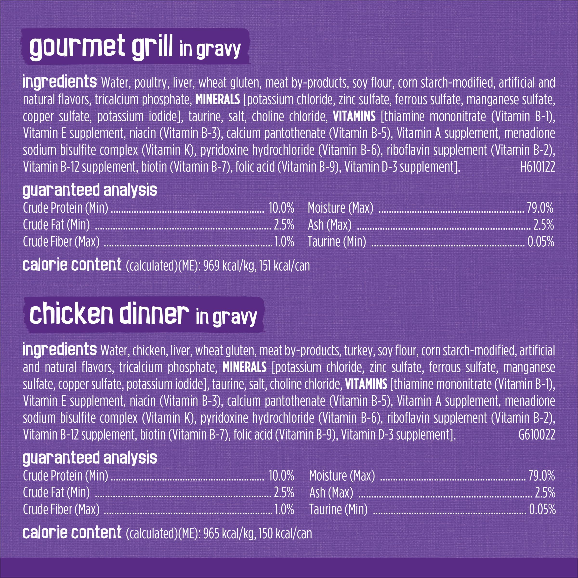Friskies conserve ouverte montrant sauce savoureuse et morceaux