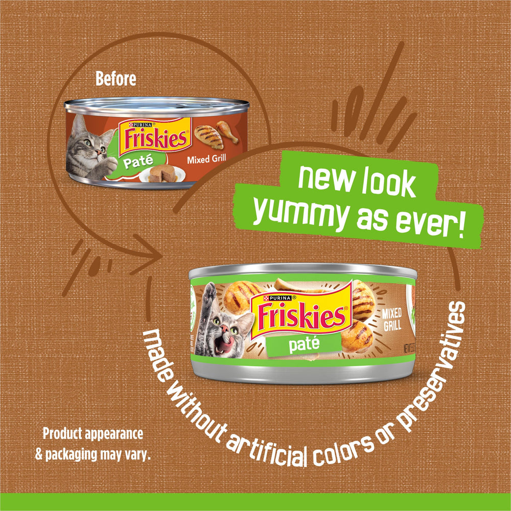 Friskies pâté ouverte dans un bol appétissant pour encourager l’appétit