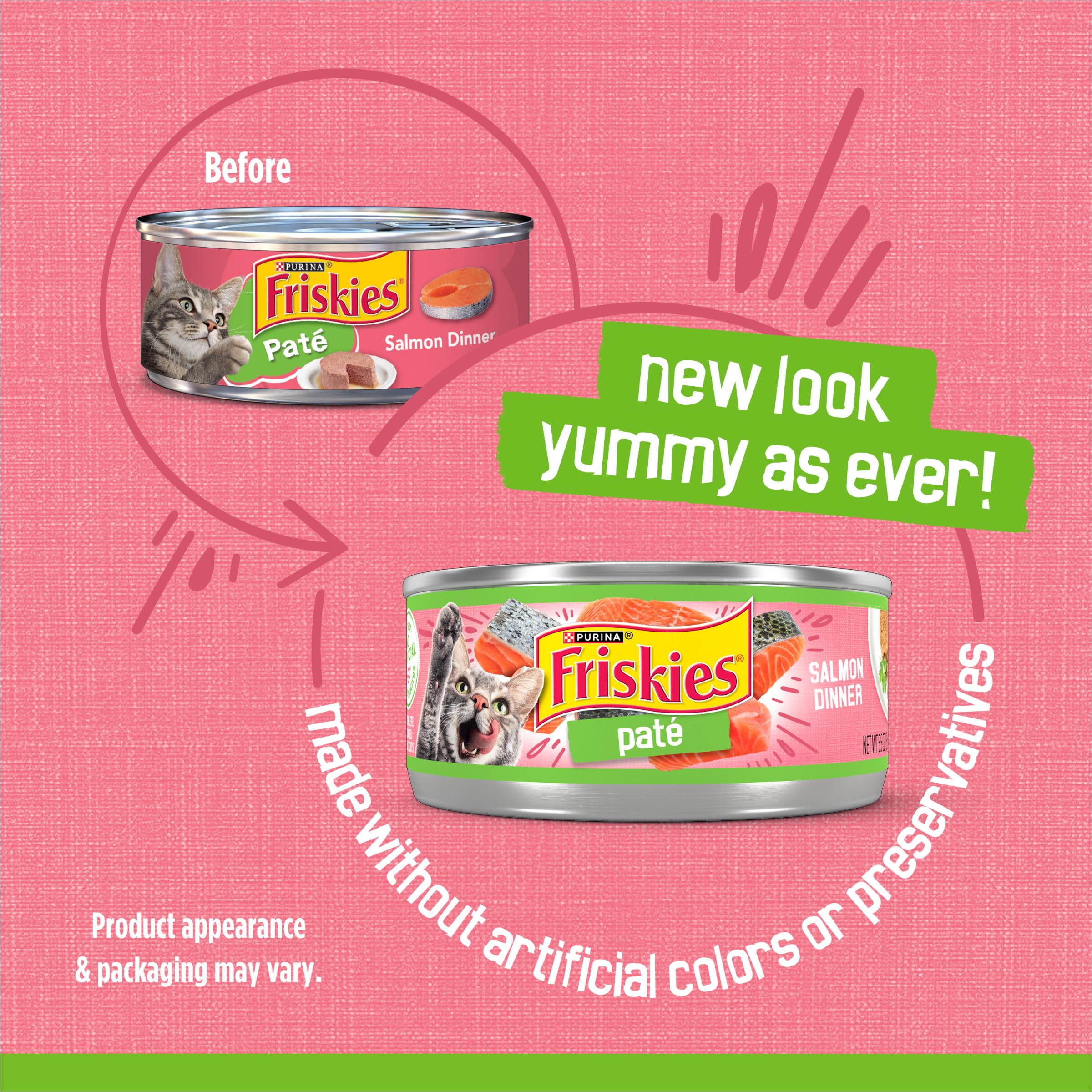 Friskies conserve ouverte avec languette, manipulation facile pour le propriétaire