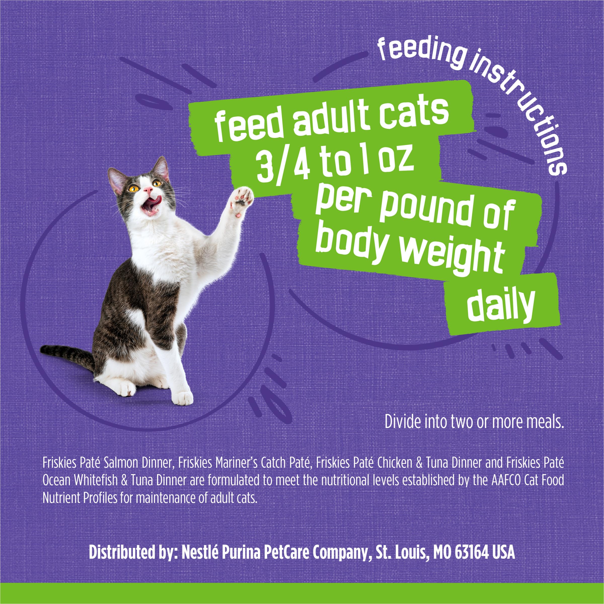 Friskies chat mange portion, encourage hydratation supplémentaire