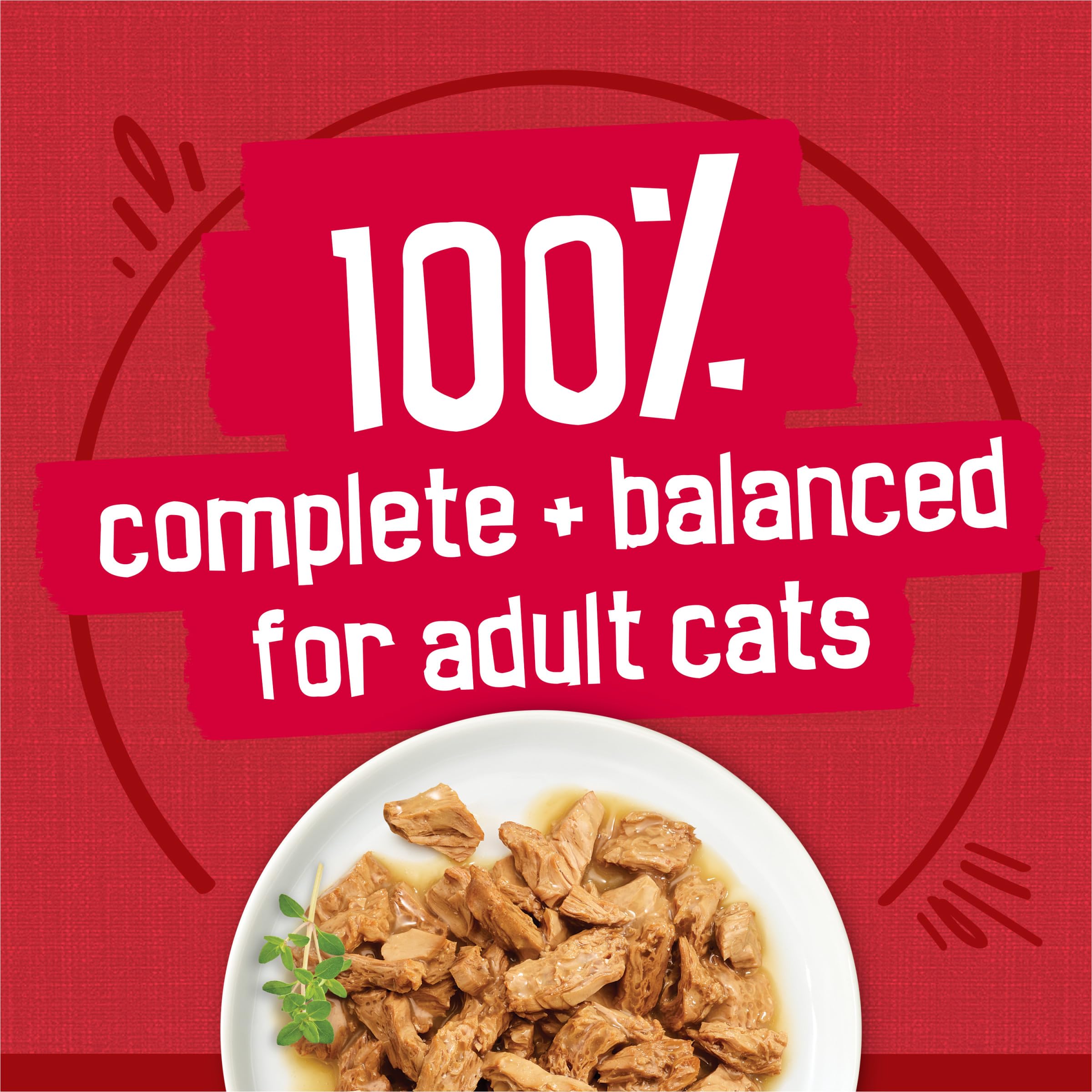 Friskies boîte à l’échelle pour comparer taille et portion prévue