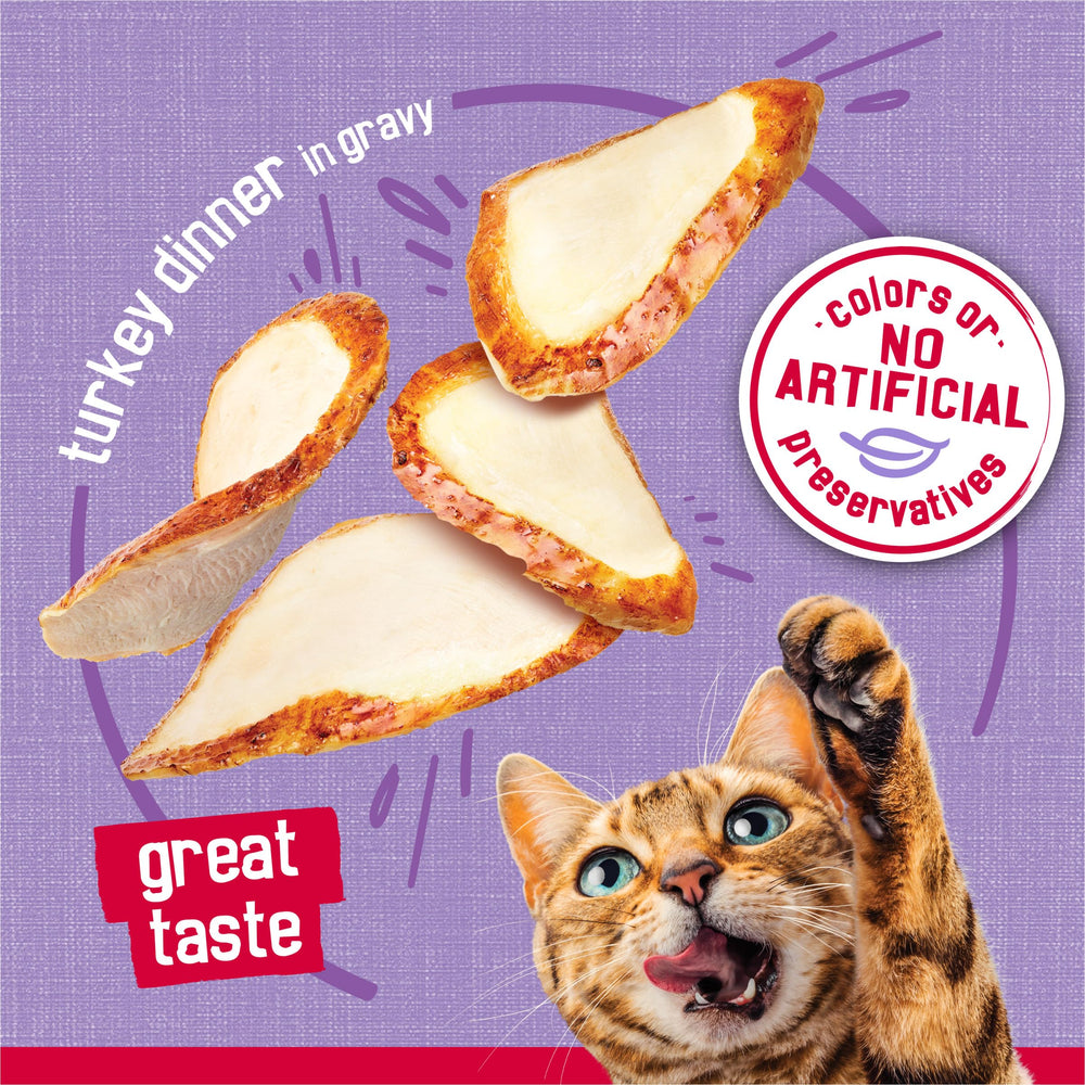 Friskies comparaison taille avec chat bénéfice portion adaptée visuellement