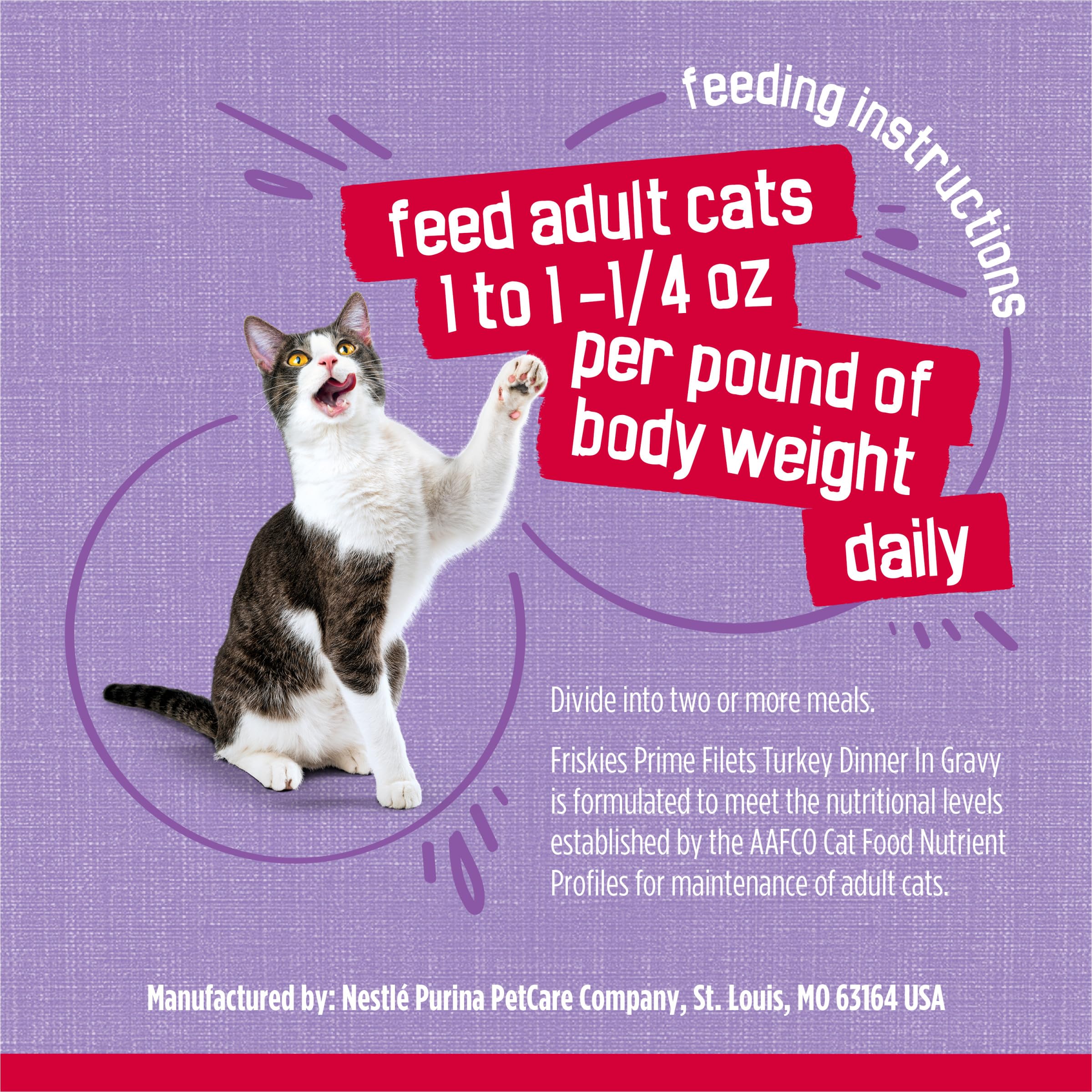 Friskies étiquette nutritionnelle bénéfice transparence ingrédients clés