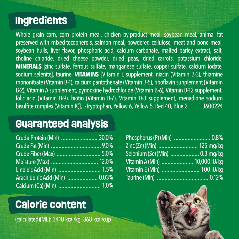 Friskies Purina liste d'ingrédients pour des nutriments essentiels