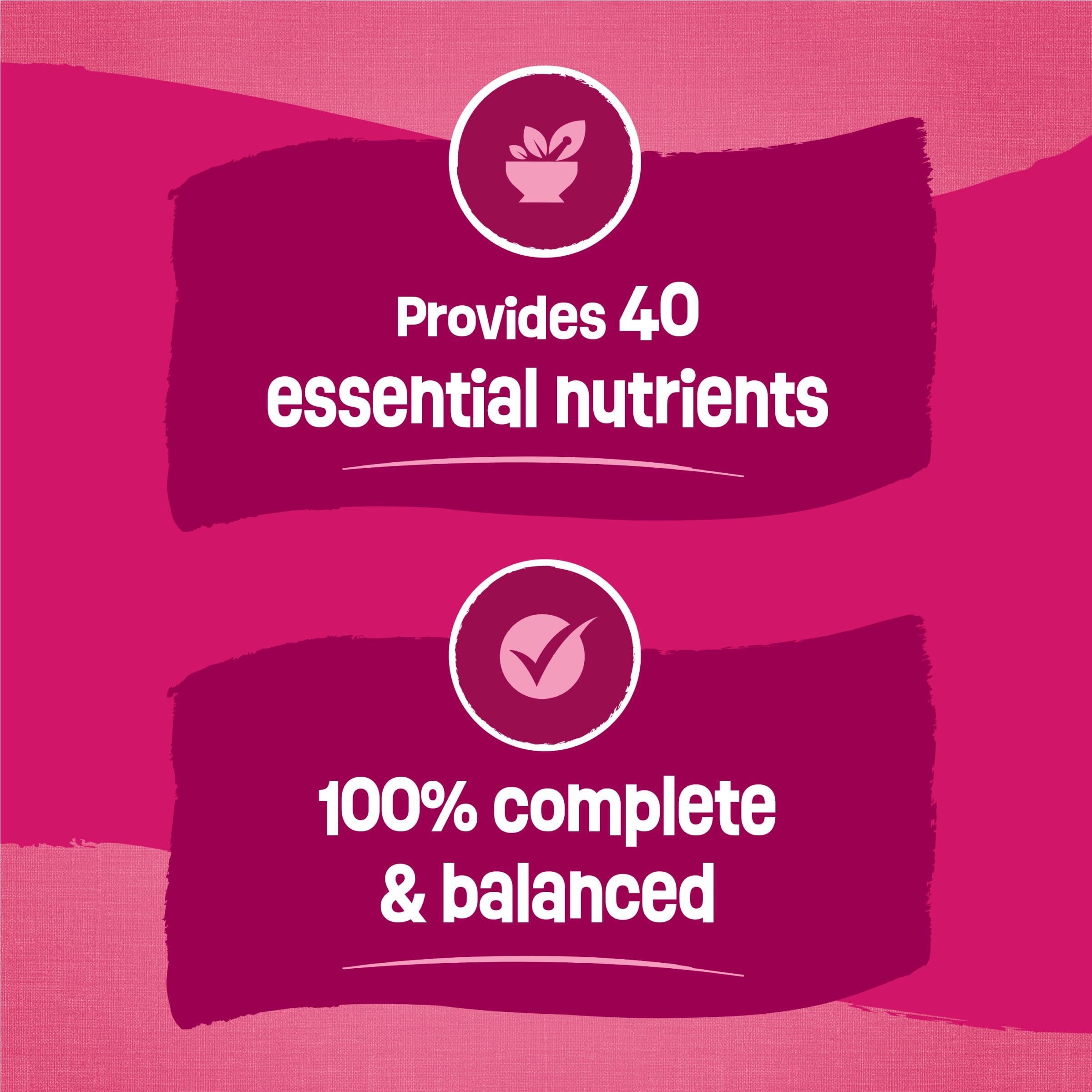 Friskies Purina étiquette nutrition détaillée indiquant 40 nutriments essentiels