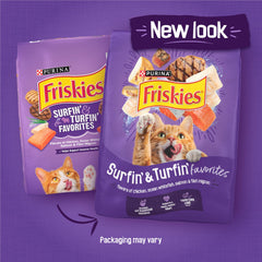 Friskies Purina gros plan sur la forme et la texture des croquettes pour stimuler la mastication