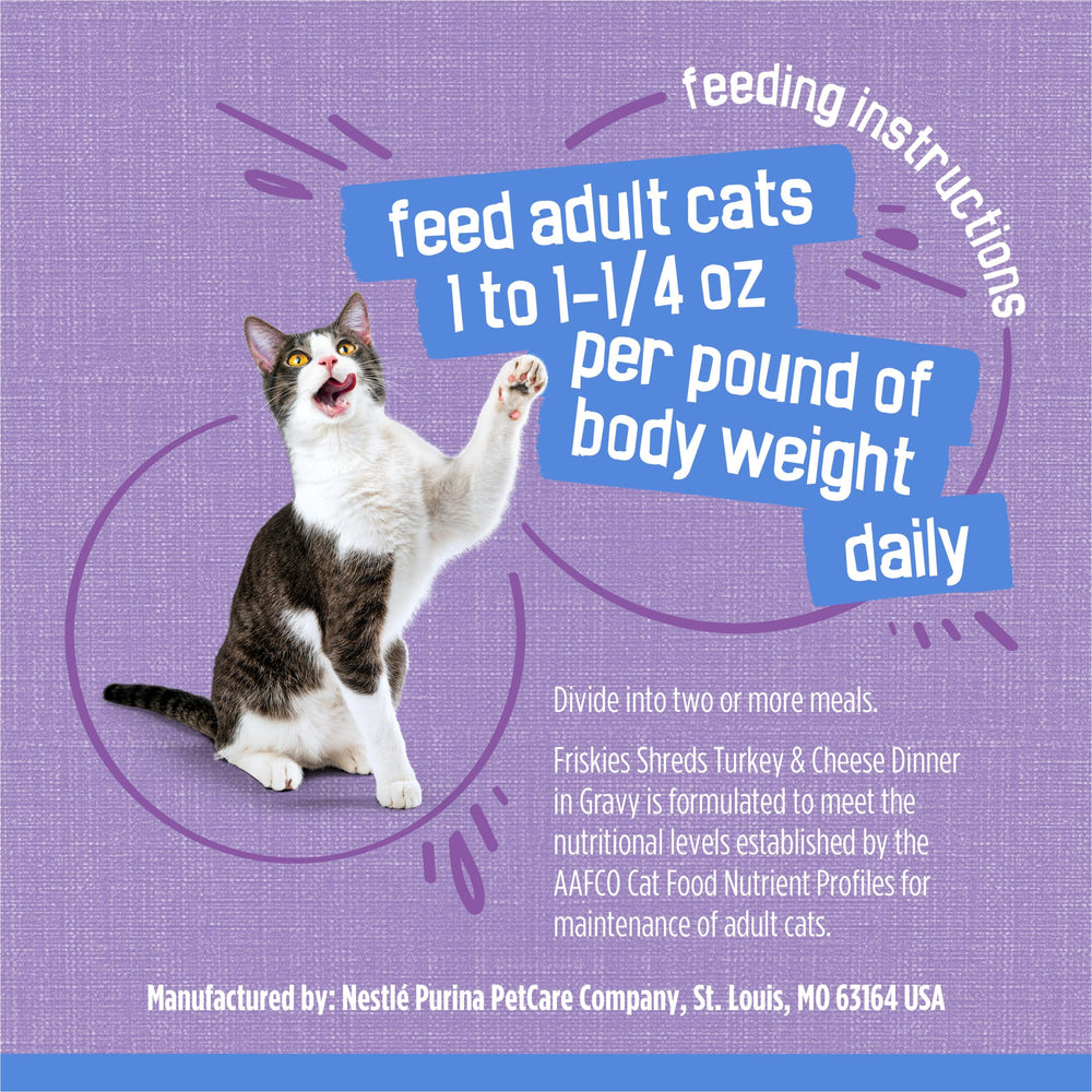 Friskies Purina emballage recyclable soulignant l'impact environnemental réduit