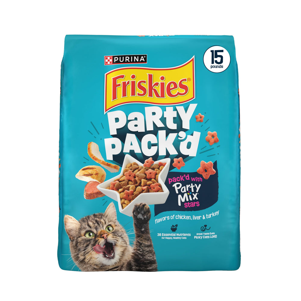 Friskies Purina sac face montrant emballage attractif et grande quantité