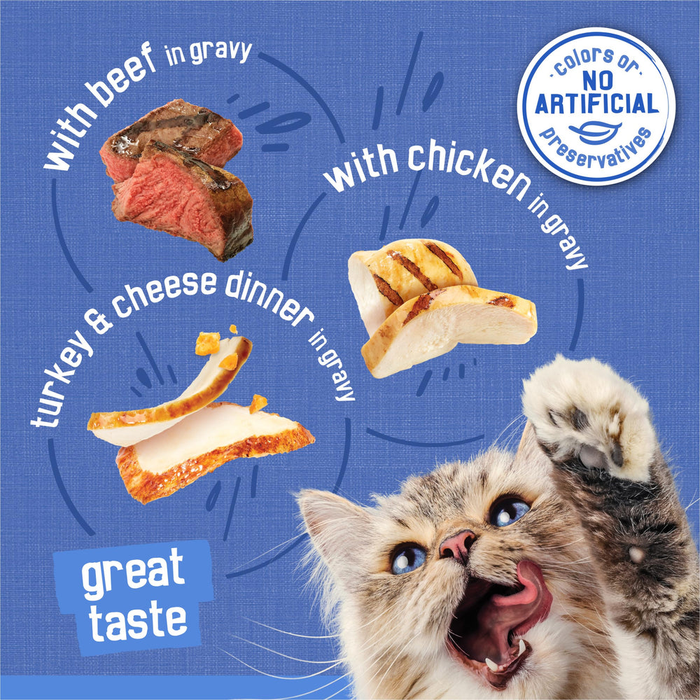 Friskies Purina Shreds pack de 24 boîtes offrant approvisionnement pratique