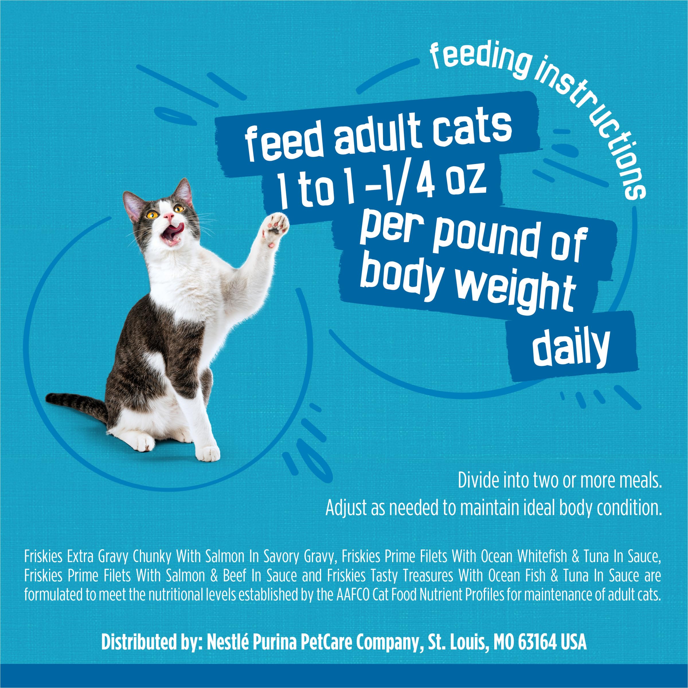 Friskies portion servie dans une gamelle facilitant le service quotidien