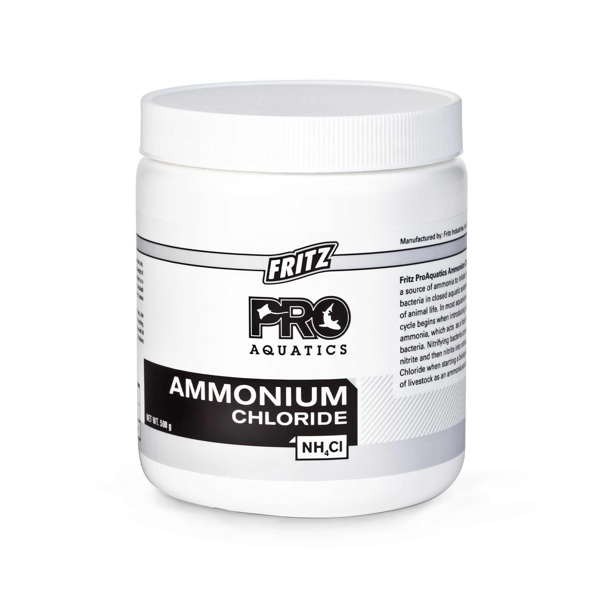 Fritz Ammonium Chloride emballage frontal montrant la boîte et l'étiquette produit