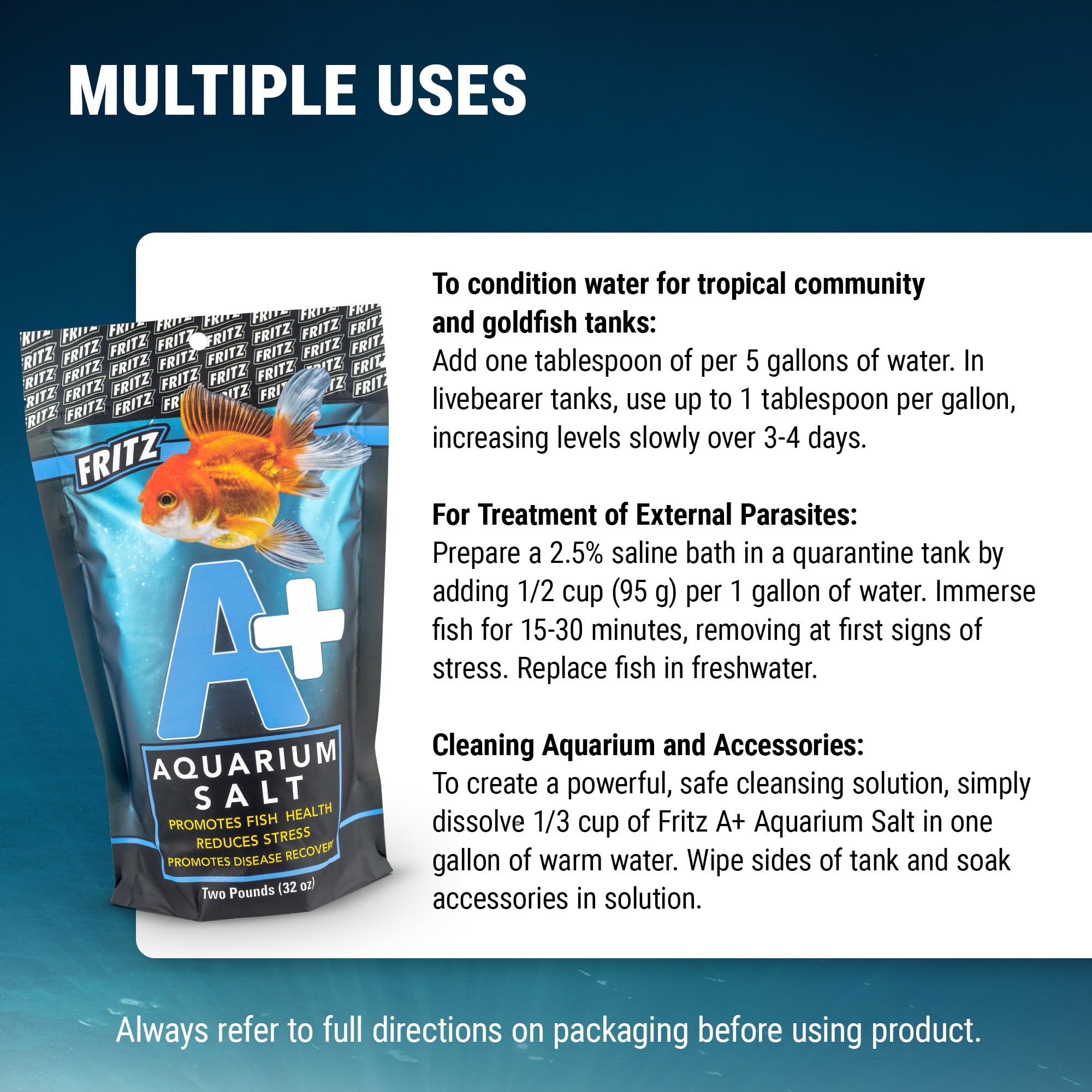 Fritz Aquatics comparaison de taille 2 lb pour évaluer le volume