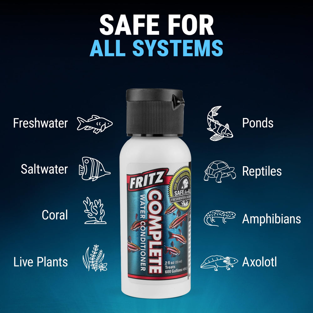 Fritz Aquatics étiquette informations dosements et compatibilité