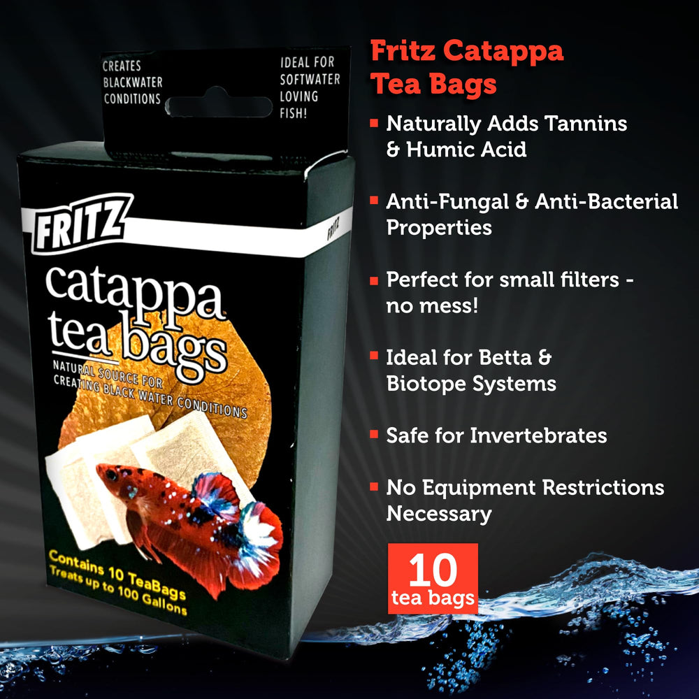 Gros plan sur matière du sachet Fritz Aquatics révélant texture et diffusion contrôlée