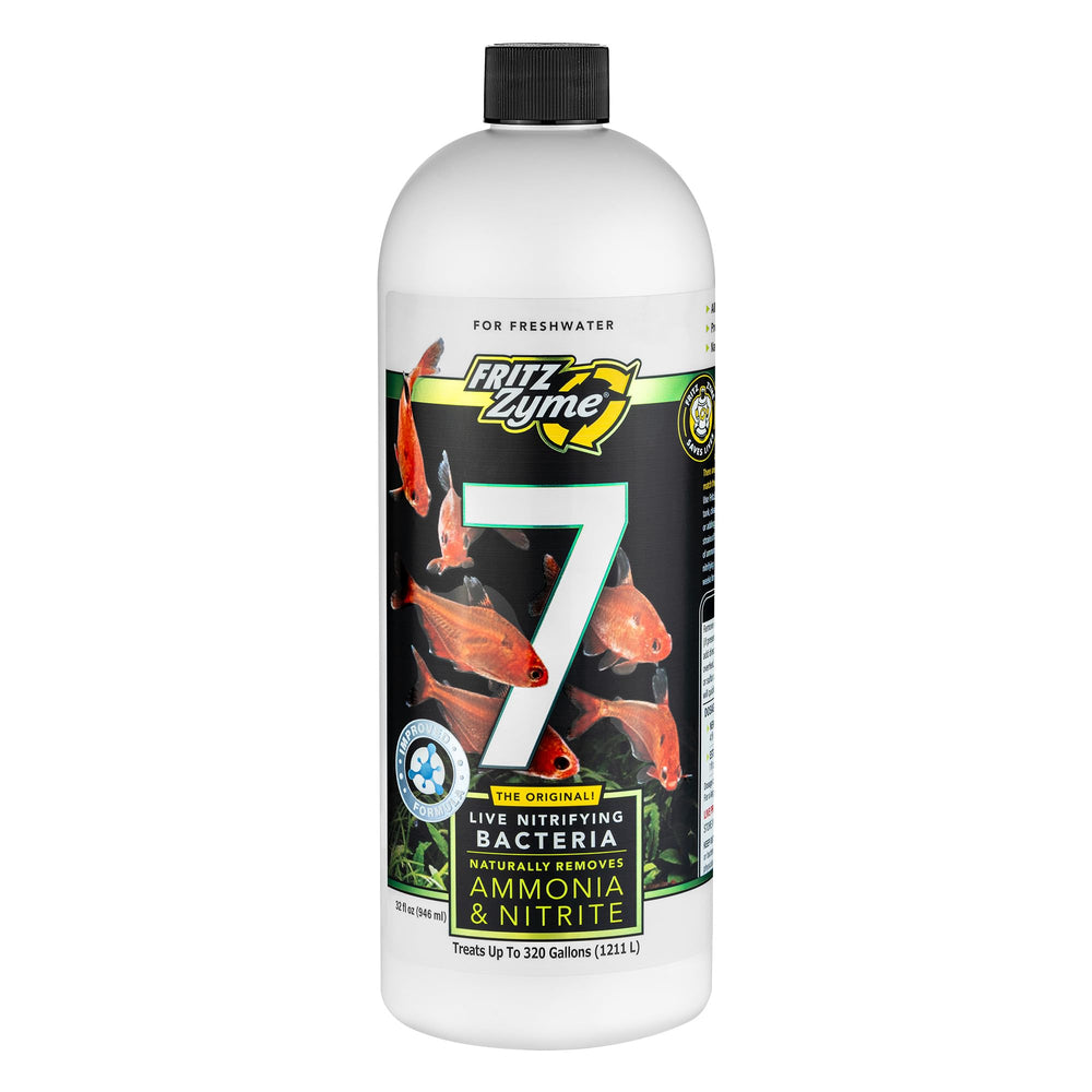 Fritz Aquatics flacon FritzZyme 7 vu de face, solution prête à l'emploi pour biofiltre