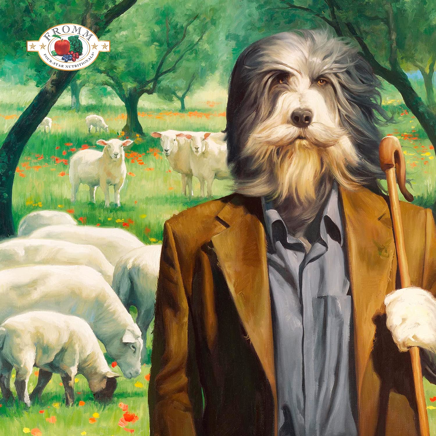 Fromm gros plan croquette révélant texture appétente pour chiens
