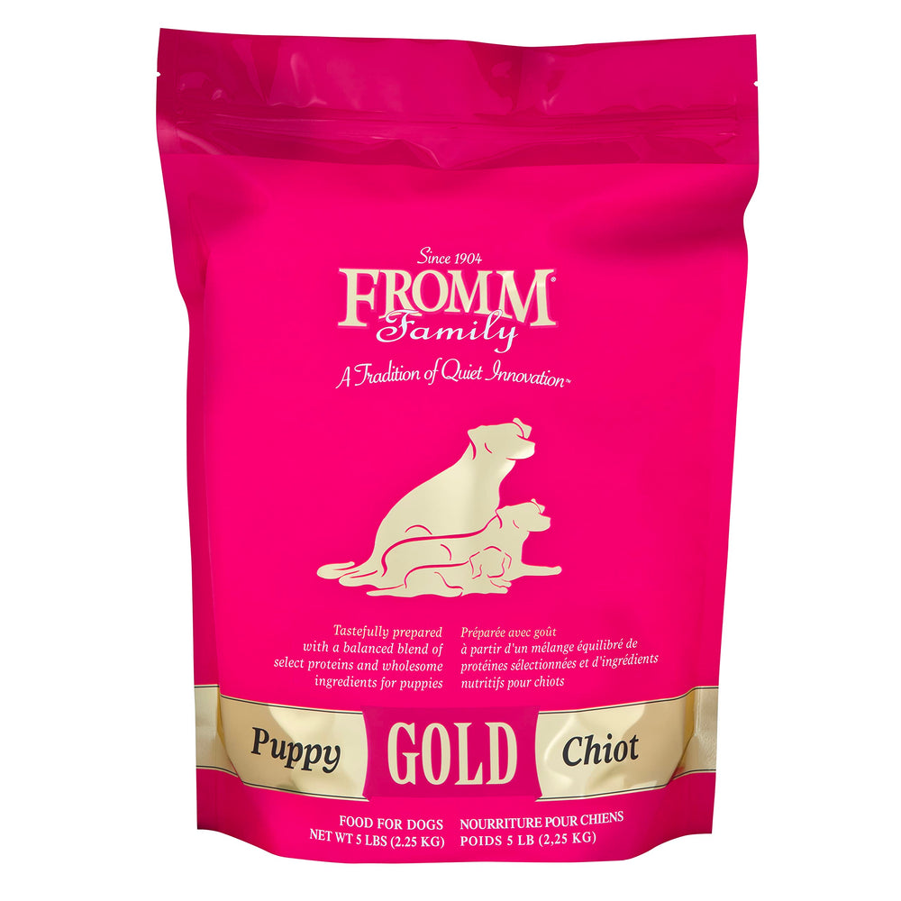 Fromm sac avant-packaging montrant l'étiquette, qualité visible